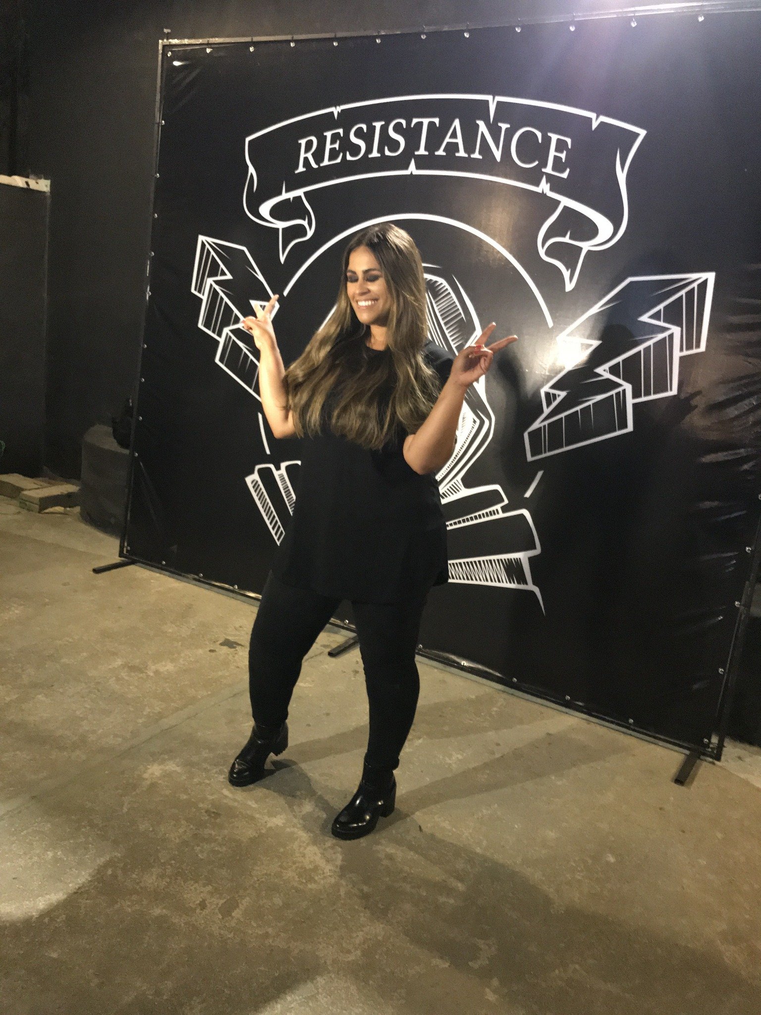 Michelle Nascimento durante ação social 27
